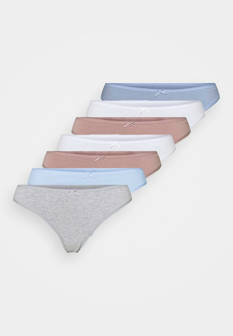 Anna Field GEORGINA 7PP THONG COTTON - Tanga - Blue/pink, Mujer 8 Anna Field GEORGINA 7PP THONG COTTON - Tanga - Blue/pink, Mujer - Imagen 6