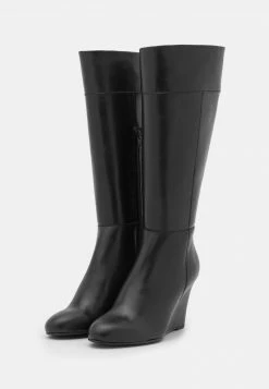 Anna Field LEATHER - Botas De Cuña - Black, Mujer -ANNA FIELD Ventas ad4a9c85b8a241a5b4cd5221ca1f3829