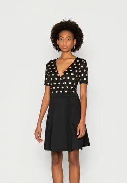 Anna Field Vestido De Cóctel - Gold/black, Mujer