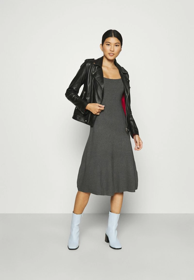 Anna Field Vestido De Punto - Mottled Dark Grey, Mujer 4 Anna Field Vestido De Punto - Mottled Dark Grey, Mujer - Imagen 2
