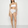 Anna Field 2PP HIGH WAIST THONG - Tanga - White, Mujer