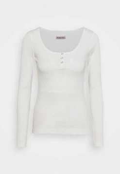 Anna Field Camiseta De Manga Larga - White, Mujer