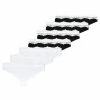 Anna Field CANDY 7 PACK THONG - COTTON/ LACE - Tanga - White/black, Mujer