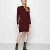 Anna Field Vestido De Tubo - Dark Red, Mujer