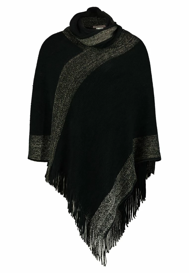 Anna Field Poncho - Black/gold, Mujer 7 Anna Field Poncho - Black/gold, Mujer - Imagen 5