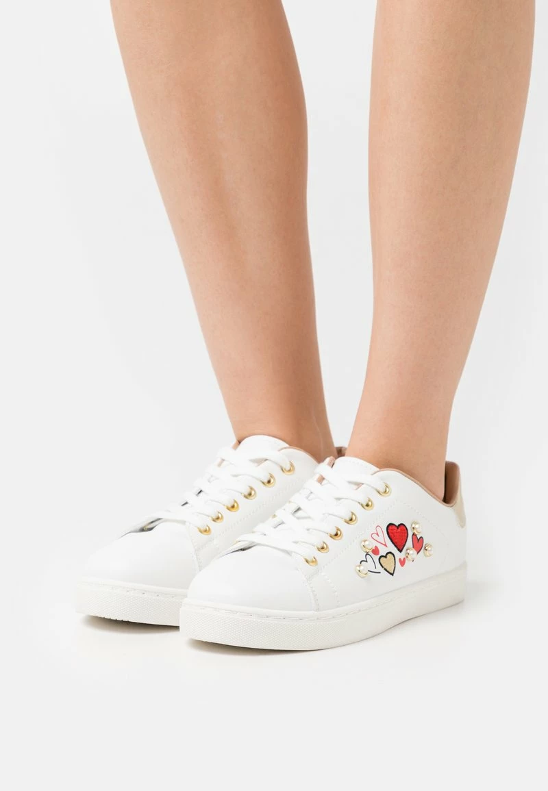 Anna Field LOVE - Zapatillas - White/gold/pink, Mujer 3 Anna Field LOVE - Zapatillas - White/gold/pink, Mujer