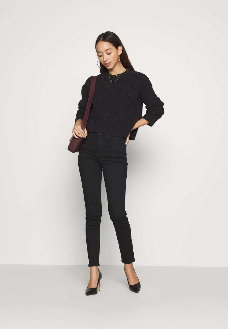Anna Field Vaqueros Slim Fit - Black Denim, Mujer 6 Anna Field Vaqueros Slim Fit - Black Denim, Mujer - Imagen 4