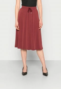 Anna Field Falda Plisada - Dark Red, Mujer