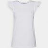 Anna Field Camiseta Básica - White, Mujer