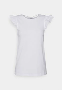 Anna Field Camiseta Básica - White, Mujer