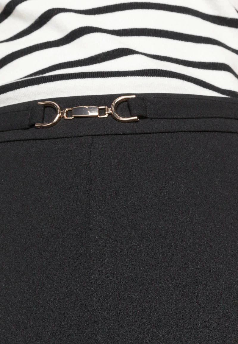 Anna Field WIDE LEG PANTS WITH DETAIL - Pantalones - Black, Mujer 7 Anna Field WIDE LEG PANTS WITH DETAIL - Pantalones - Black, Mujer - Imagen 5