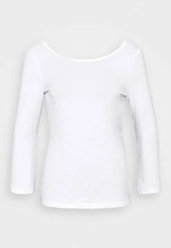 Anna Field Camiseta De Manga Larga - White, Mujer