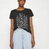Anna Field Camiseta Estampada - Black, Mujer -ANNA FIELD Ventas be0f162422cd4e4b80ad6470cd83e34e