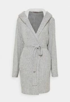 Anna Field RIBBED BATHROBE - Albornoz - Grey, Mujer -ANNA FIELD Ventas be4bbcc739854672a58054a053e582d2