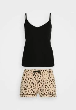 Anna Field LEOPARD CAMI SET - Pijama - Black/sand, Mujer -ANNA FIELD Ventas be531f3ad30242baa362840eb8e61941