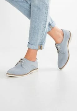 Anna Field LEATHER - Zapatos De Vestir - Light Blue, Mujer