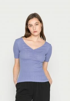 Anna Field Camiseta Básica - Light Blue, Mujer
