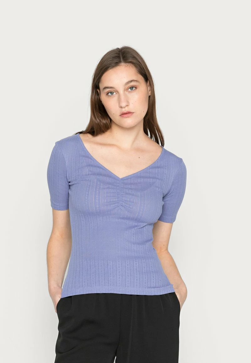 Anna Field Camiseta Básica - Light Blue, Mujer 3 Anna Field Camiseta Básica - Light Blue, Mujer