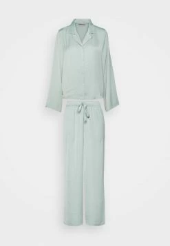 Anna Field HAMMERED SATIN PJ SET - Pijama - Green, Mujer -ANNA FIELD Ventas bf8fc208fbf642ff9ed976fb040d5782