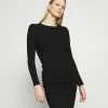 Anna Field Vestido De Punto - Black, Mujer