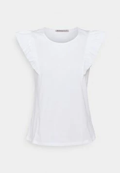 Anna Field Camiseta Básica - White, Mujer
