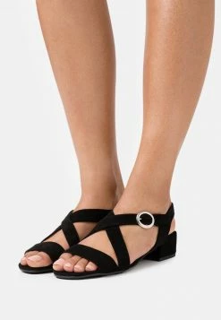 Anna Field LEATHER - Sandalias - Black, Mujer