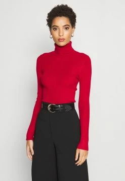Anna Field TURTLE NECK - Jersey De Punto - Red, Mujer
