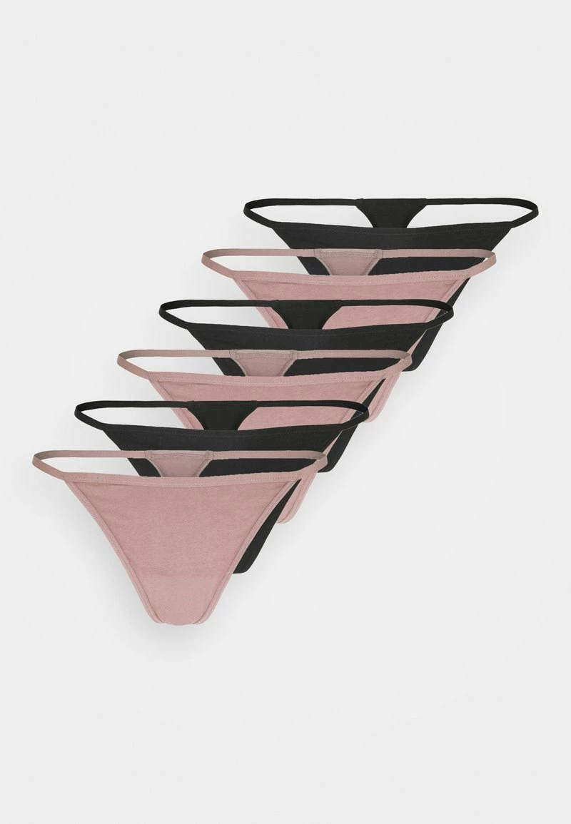 Anna Field 7PP GEORGIA THONG PACK - Tanga - Black/pink, Mujer 7 Anna Field 7PP GEORGIA THONG PACK - Tanga - Black/pink, Mujer - Imagen 5