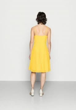Anna Field STRAPPA FIT AND FLARE - Vestido Informal - Yellow, White, Mujer -ANNA FIELD Ventas c7f4c0f5d3b04c9696c9bd77a11270cf