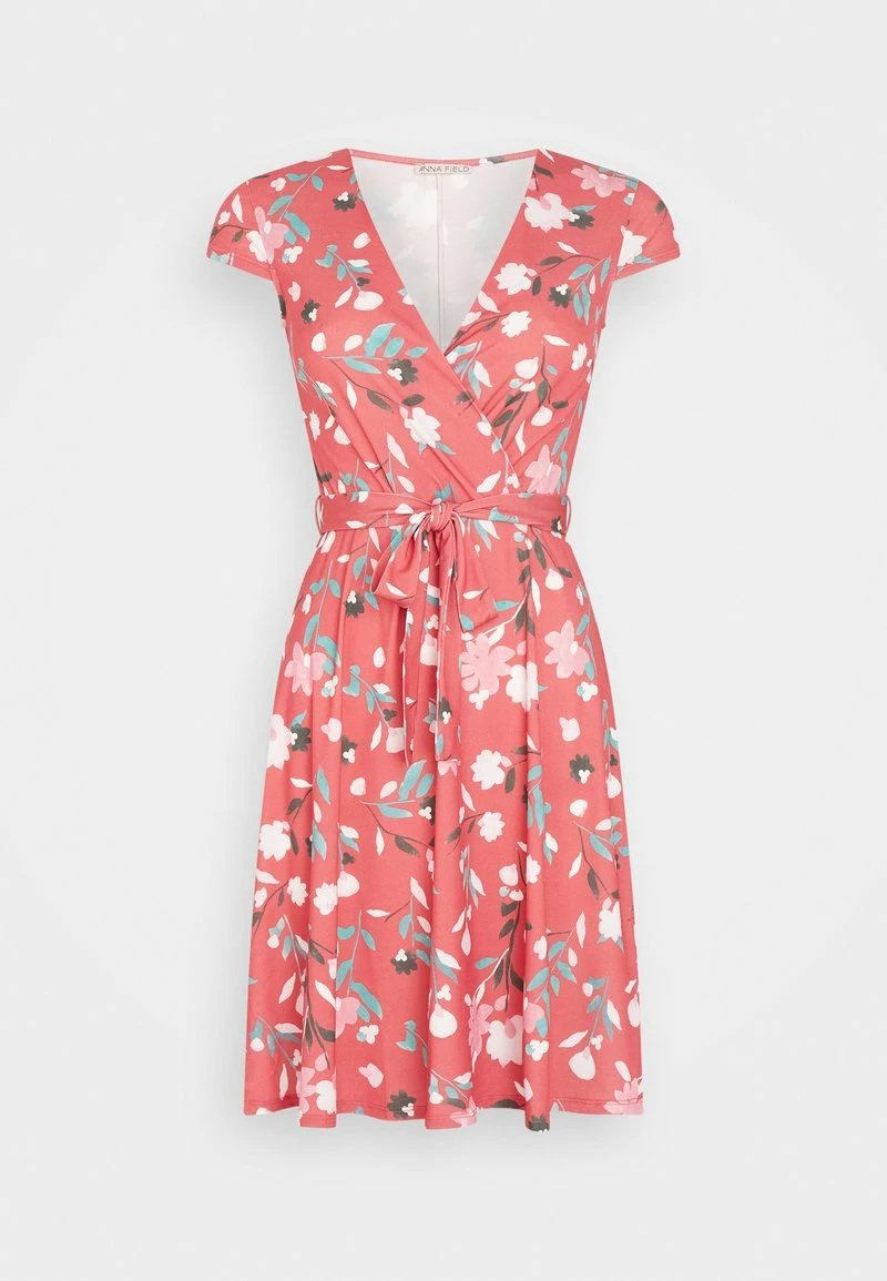 Anna Field Vestido Ligero - Red/multi-coloured, Mujer 7 Anna Field Vestido Ligero - Red/multi-coloured, Mujer - Imagen 5