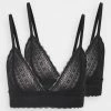 Anna Field 2 Pack Greer Lace Bralette - Sujetador Sin Aros - Black, Mujer -ANNA FIELD Ventas c96a8296f4394b0ca81784b37f6438b1