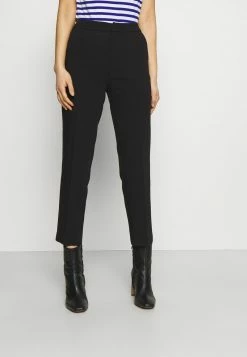 Anna Field BASIC BUSINESS PANT SLIM LEG - Pantalones - Black, Mujer