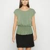 Anna Field Camiseta Básica - Light Green, Mujer -ANNA FIELD Ventas ca35ab4804d345ed8c0b05f64fb9a87a