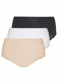 Anna Field JUNIPER 3PP HIGH WAIST - Braguitas - Nude/black/white, Mujer -ANNA FIELD Ventas cc9a924ca8b04351967df83ab369be9f