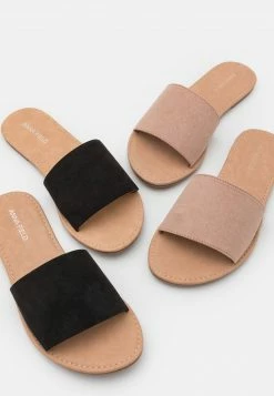 Anna Field 2 PACK - Sandalias Planas - Black/light Pink, Mujer -ANNA FIELD Ventas cd01a2eca5534b25b701cb0241001eba