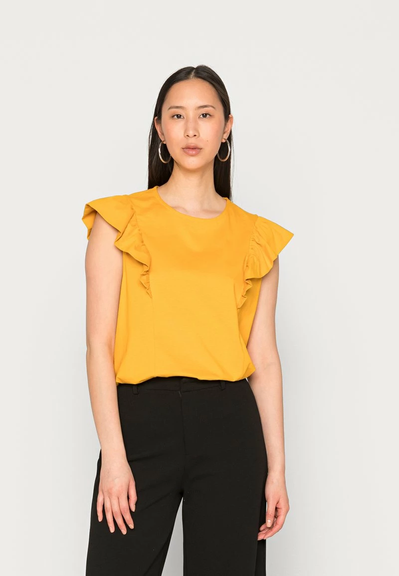 Anna Field Camiseta Básica - Dark Yellow, Mujer 3 Anna Field Camiseta Básica - Dark Yellow, Mujer