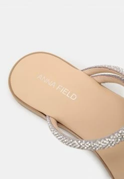 Anna Field LEATHER - Sandalias Planas - Silver, Mujer -ANNA FIELD Ventas cfe56d5f339d498ca2c9c976197951ca