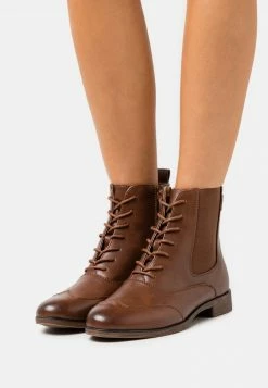 Anna Field COMFORT - Botines Con Cordones - Cognac, Mujer