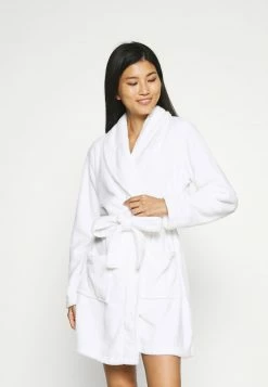Anna Field LADIES PLUSH BATHROBE - Albornoz - White, Mujer