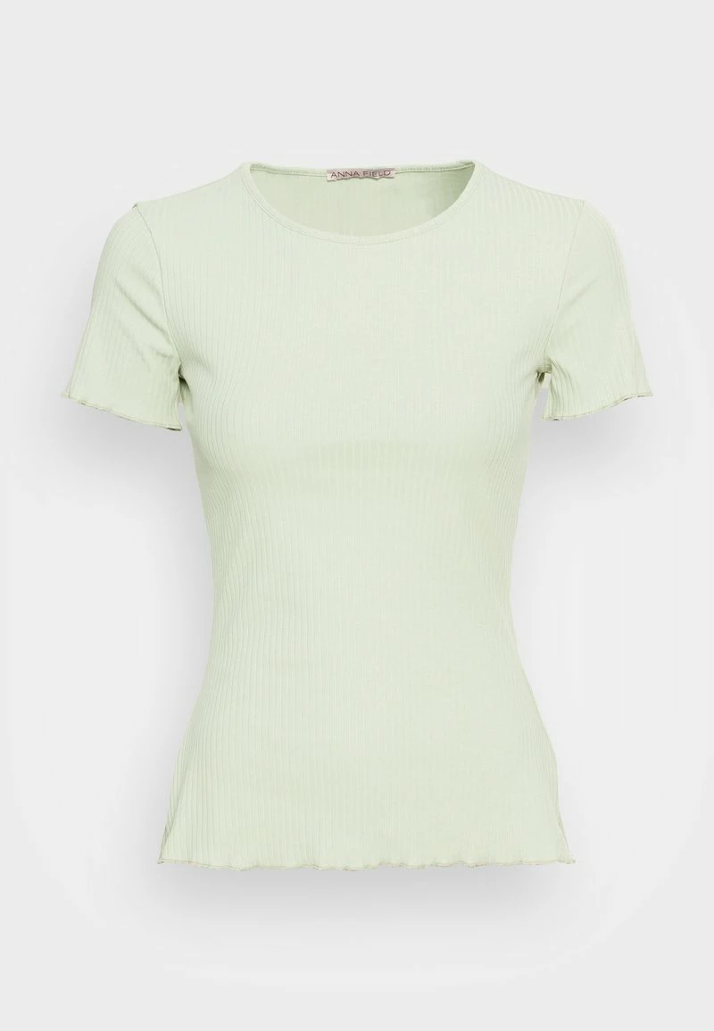 Anna Field Camiseta Básica - Light Green, Mujer 6 Anna Field Camiseta Básica - Light Green, Mujer - Imagen 4