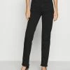 Anna Field STRAIGHT LEG - Vaqueros Rectos - Black Denim, Mujer -ANNA FIELD Ventas d475e43e83294c7c8bb967f77f06ab1e