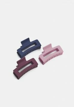 Anna Field 3 PACK - Hair Styling Accessory - Blue/bordeaux/pink, Mujer