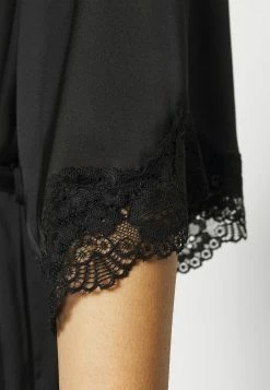 Anna Field ARIANA SATIN KIMONO LONG - Albornoz - Black, Mujer -ANNA FIELD Ventas d69ca172a8c144759c9d0e29f21e623f