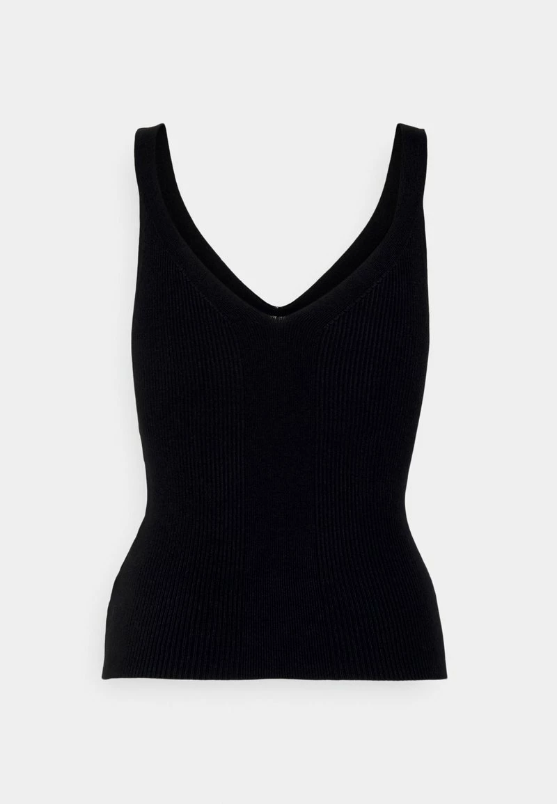Anna Field V NECK PANEL TOP - Top - Black, Mujer 4 Anna Field V NECK PANEL TOP - Top - Black, Mujer - Imagen 2