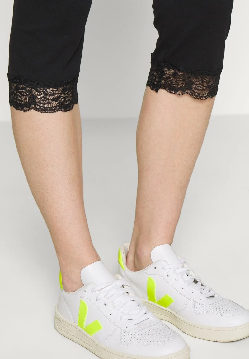 Anna Field Capri Leggings With Lace - Leggings - Black, Mujer 6 Anna Field Capri Leggings With Lace - Leggings - Black, Mujer - Imagen 4