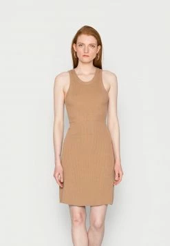 Anna Field Vestido De Punto - Brown, Mujer