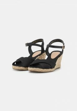 Anna Field Sandalias De Cuña - Black, Mujer -ANNA FIELD Ventas d8fa1b5328644e74bb62aa03513074fd
