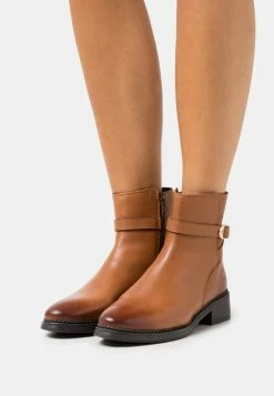 Anna Field LEATHER - Botines - Cognac, Mujer