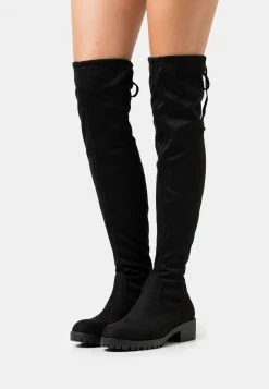 Anna Field Botas Mosqueteras - Black, Mujer