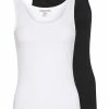 Anna Field 2 PACK - Top - Black/white, Mujer